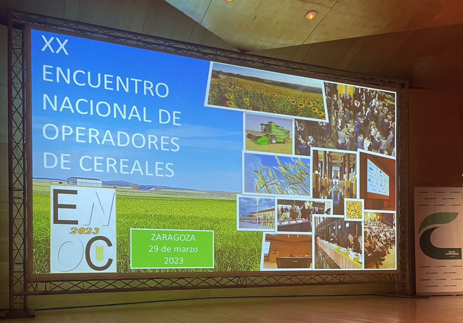 Preasentación de ENOC, el encuentro cerealista celebrado en Zaragoza en 2023